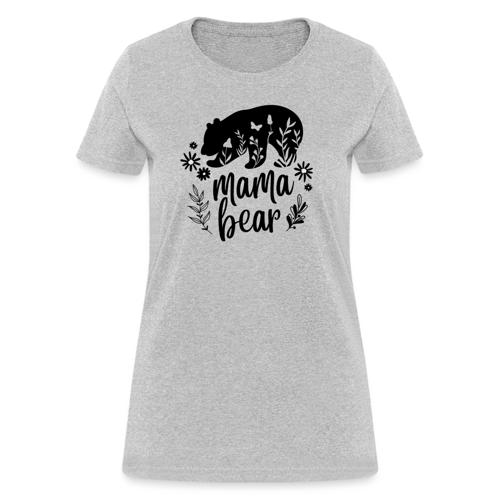 Mama Bear Women's T-Shirt - heather gray