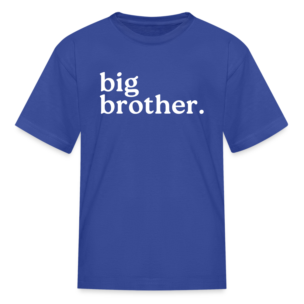 Youth Big Brother Short Sleeve T-Shirt - royal blue