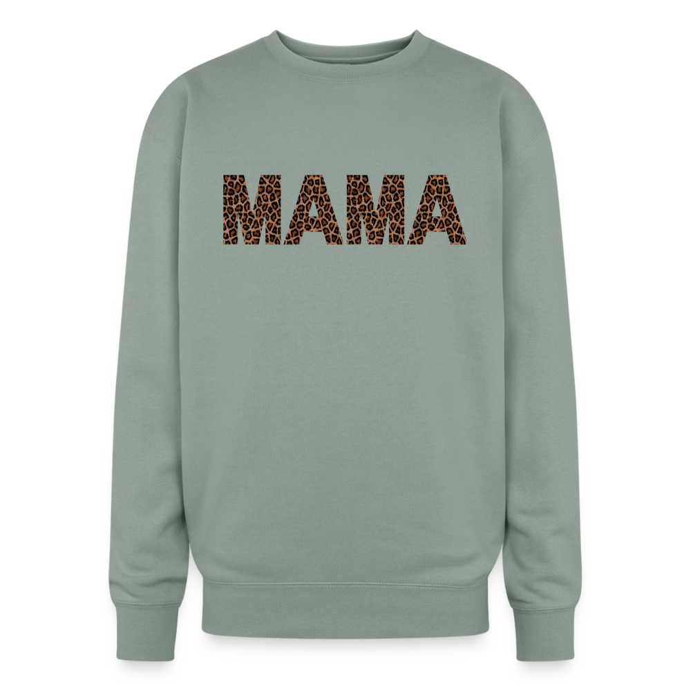 Mama Oversized Crewneck Sweatshirt - sage