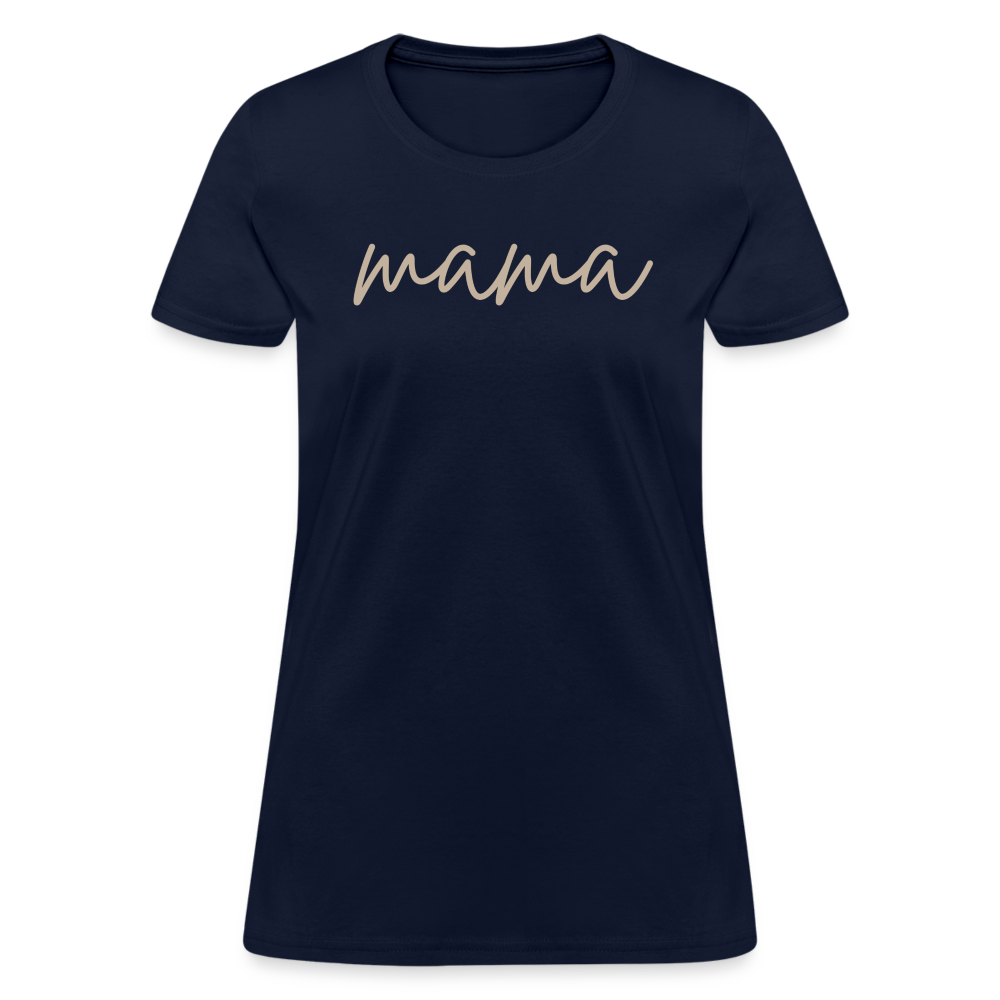 Mama Word Women's T-Shirt - navy