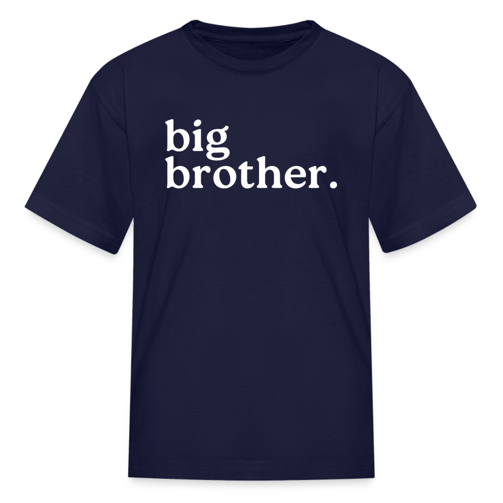 Youth Big Brother Short Sleeve T-Shirt - navy