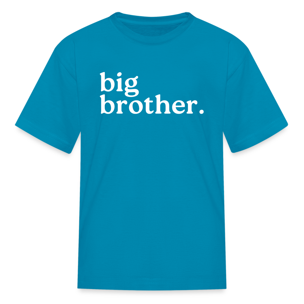 Youth Big Brother Short Sleeve T-Shirt - turquoise