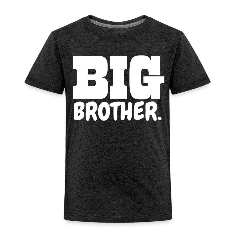 Toddler Big Brother Premium T-Shirt - charcoal grey