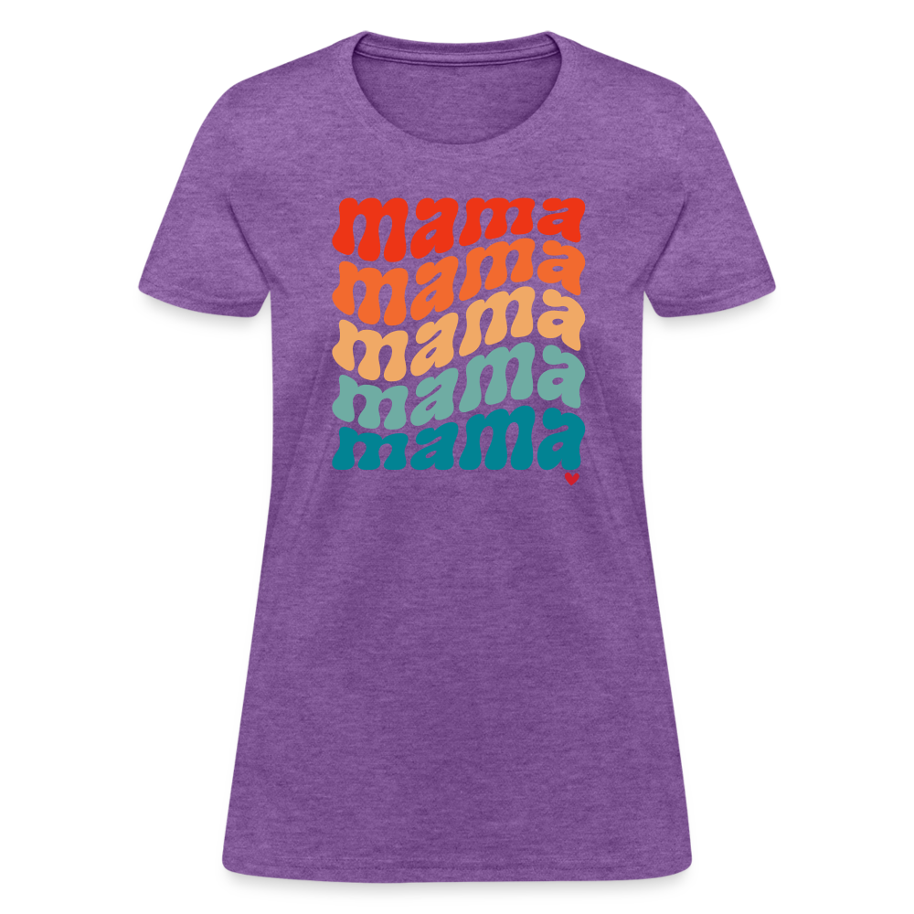 Mama Mama Women's T-Shirt - purple heather