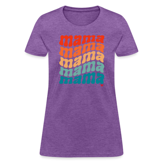 Mama Mama Women's T-Shirt - purple heather