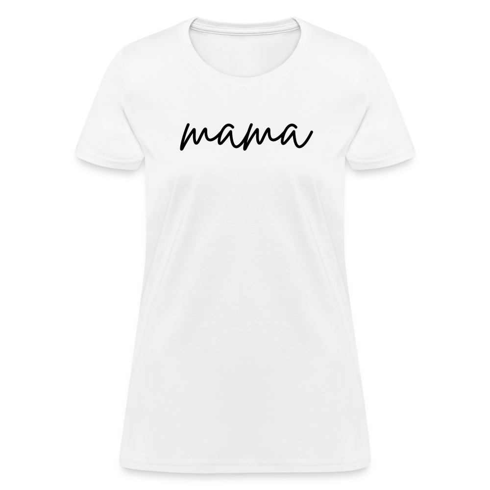 Mama Script Women's T-Shirt - white