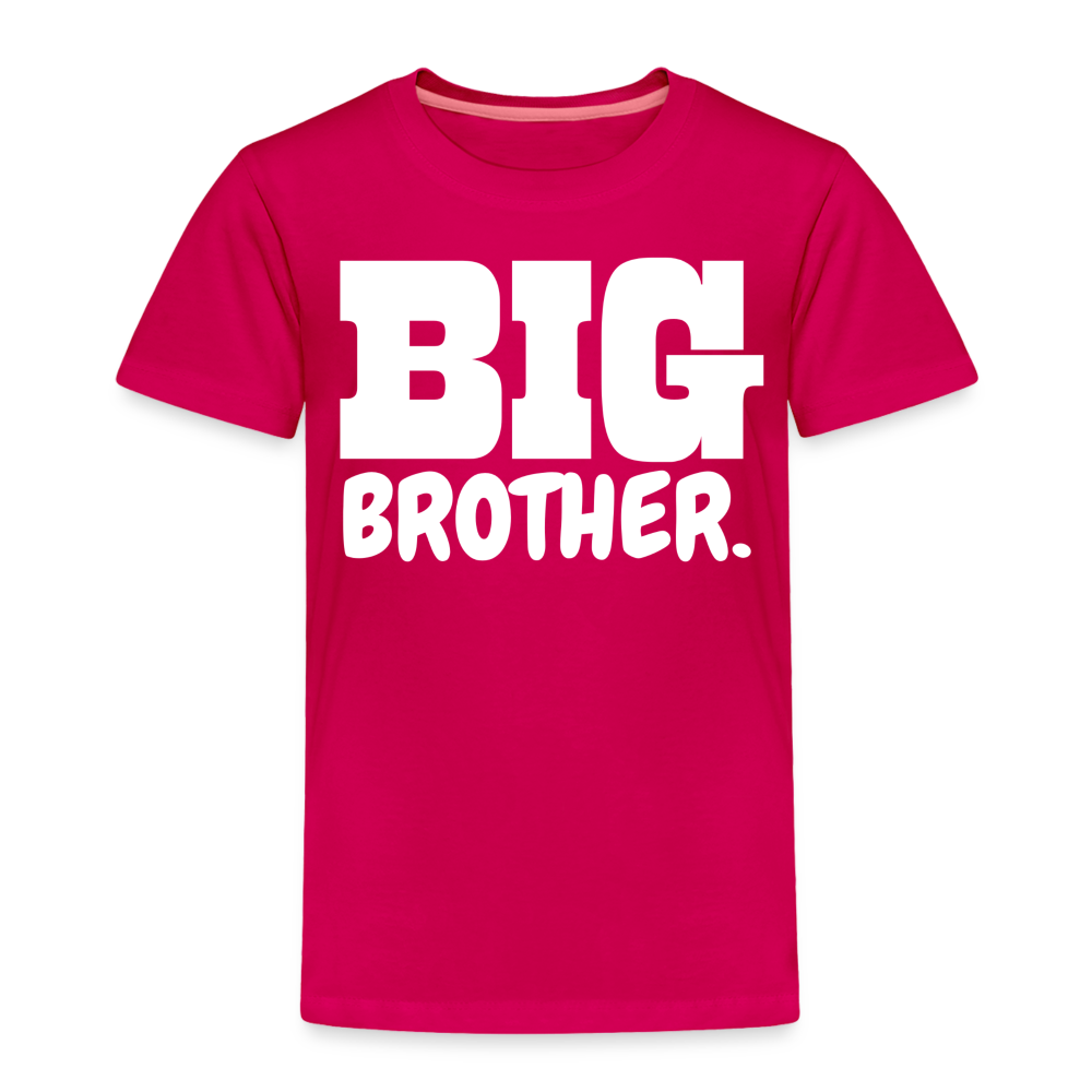 Toddler Big Brother Premium T-Shirt - dark pink