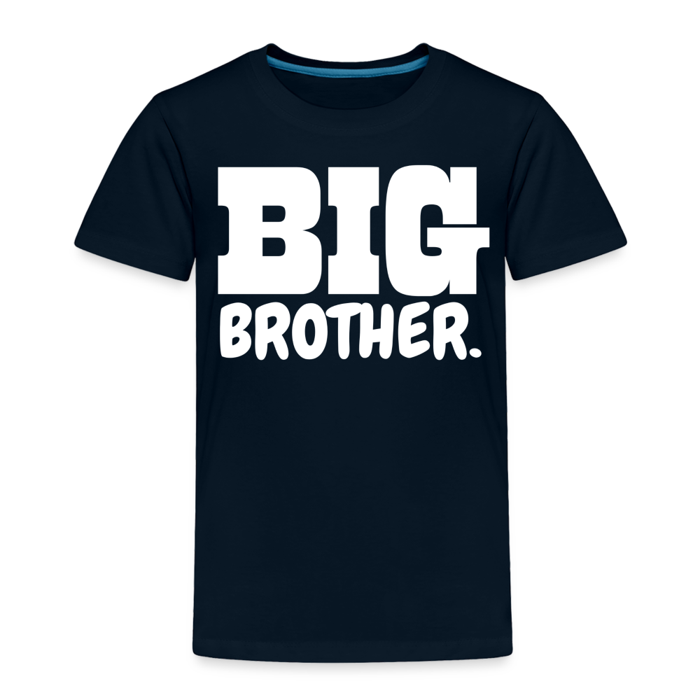 Toddler Big Brother Premium T-Shirt - deep navy