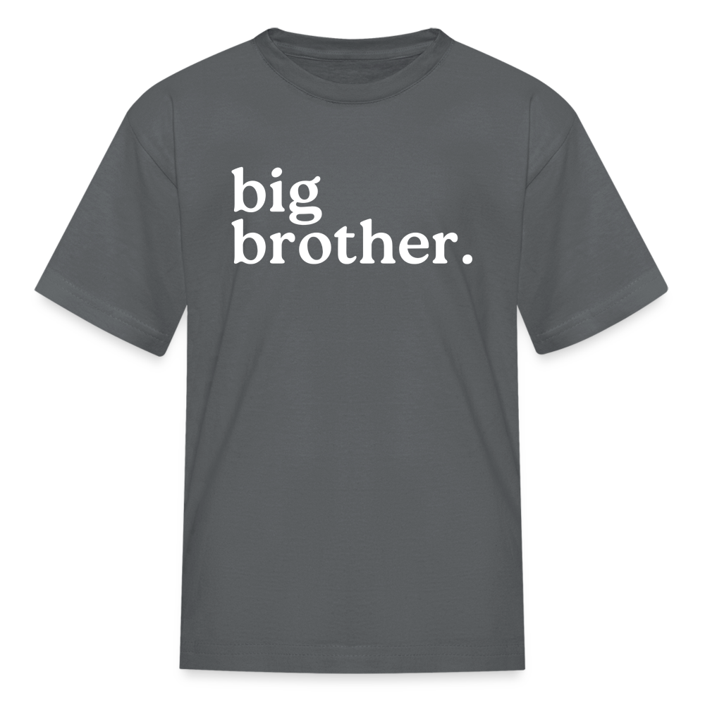 Youth Big Brother Short Sleeve T-Shirt - charcoal