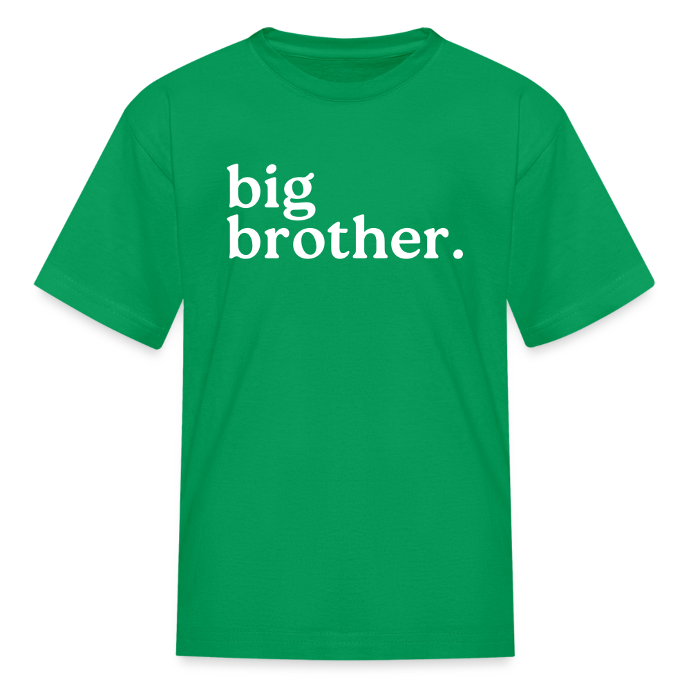 Youth Big Brother Short Sleeve T-Shirt - kelly green