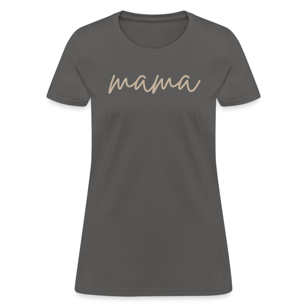 Mama Word Women's T-Shirt - charcoal