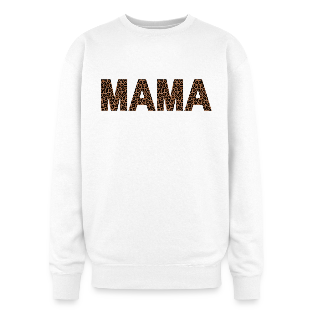 Mama Oversized Crewneck Sweatshirt - white