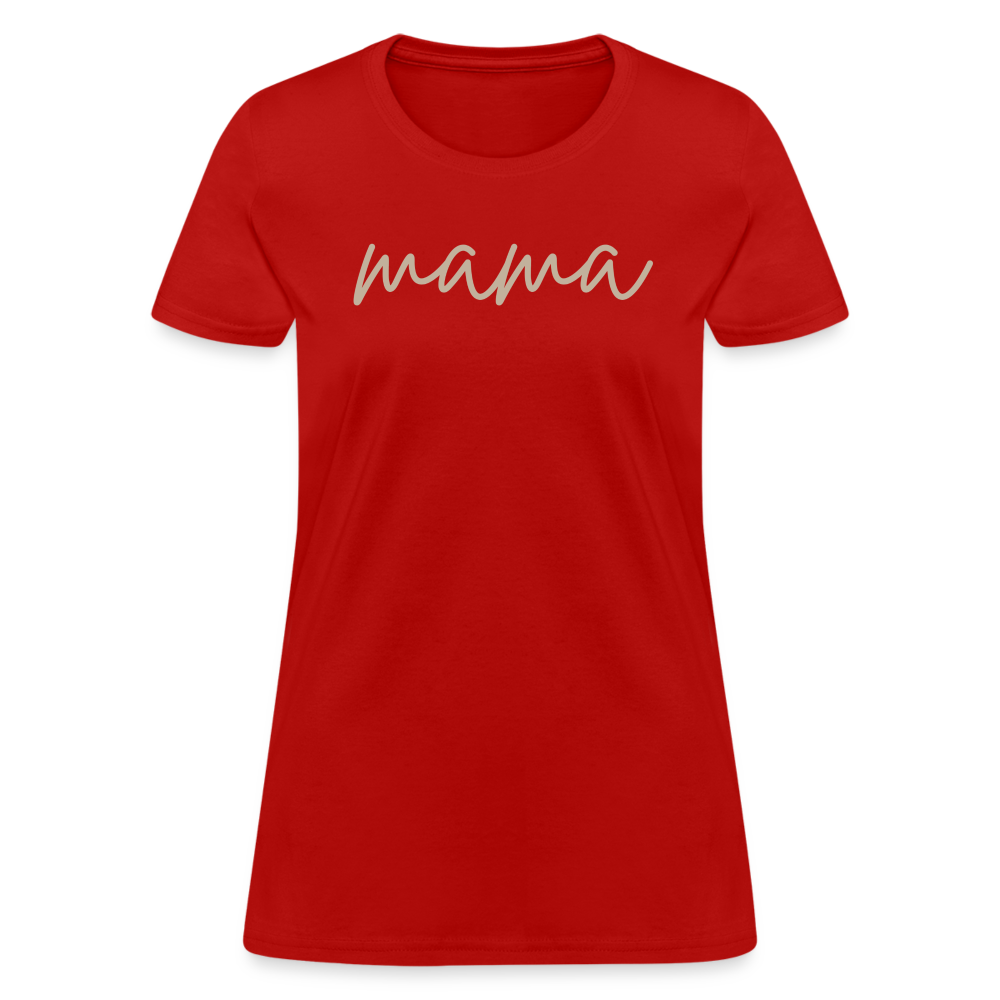 Mama Word Women's T-Shirt - red