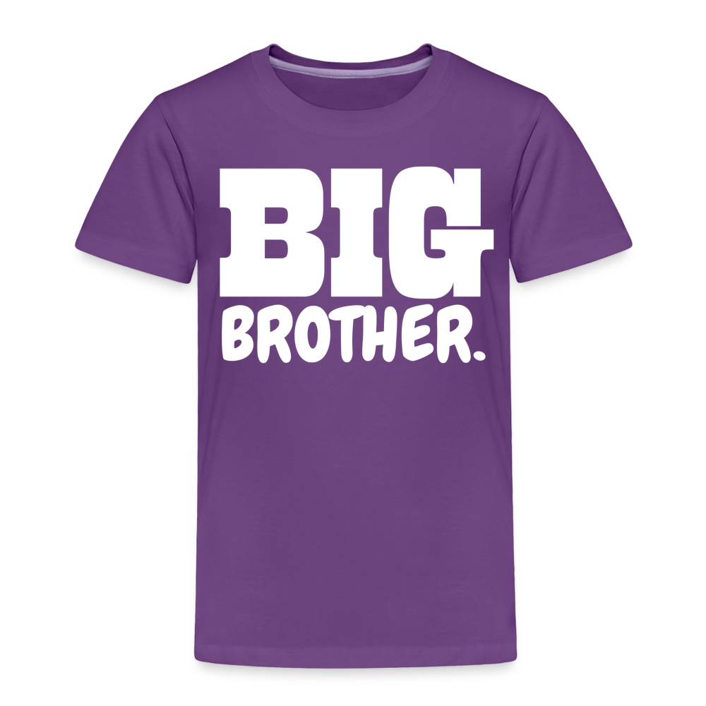 Toddler Big Brother Premium T-Shirt - purple