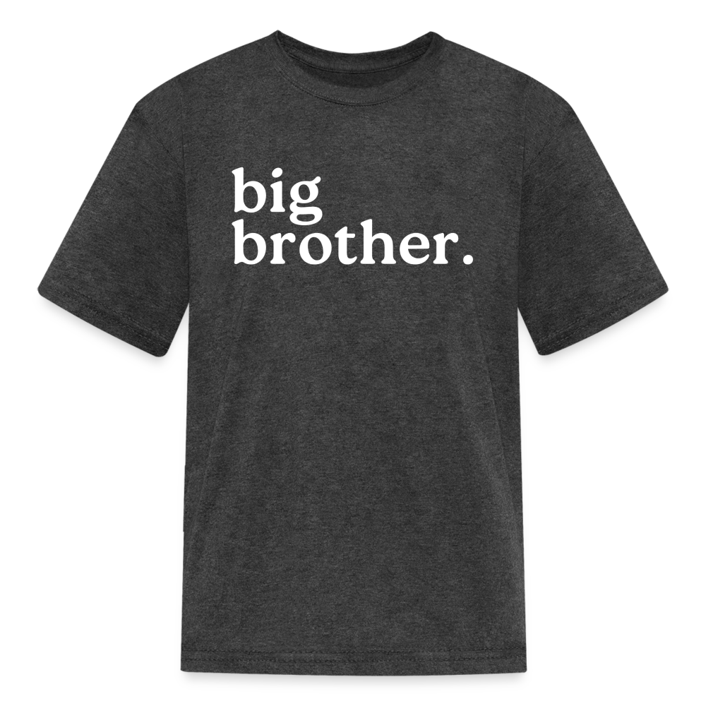 Youth Big Brother Short Sleeve T-Shirt - heather black