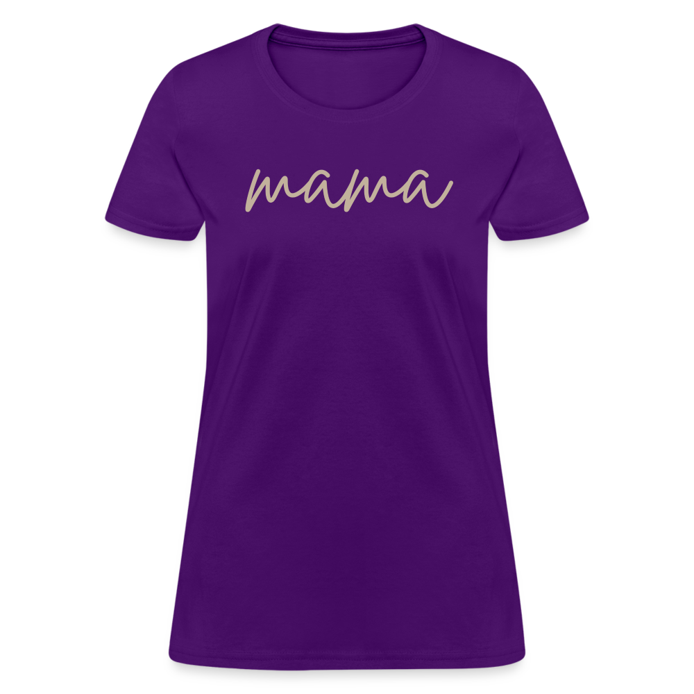 Mama Word Women's T-Shirt - purple