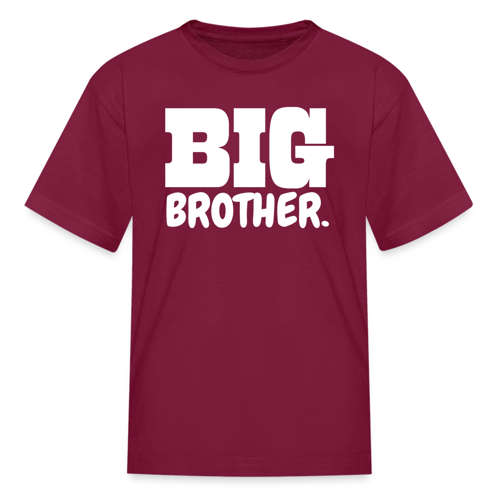 Youth Big Brother T-Shirt - burgundy