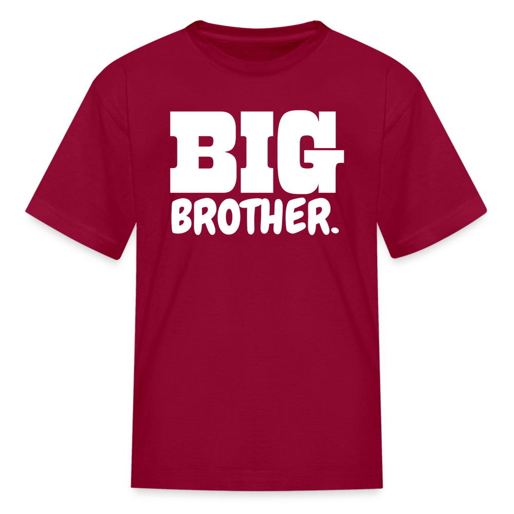 Youth Big Brother T-Shirt - dark red