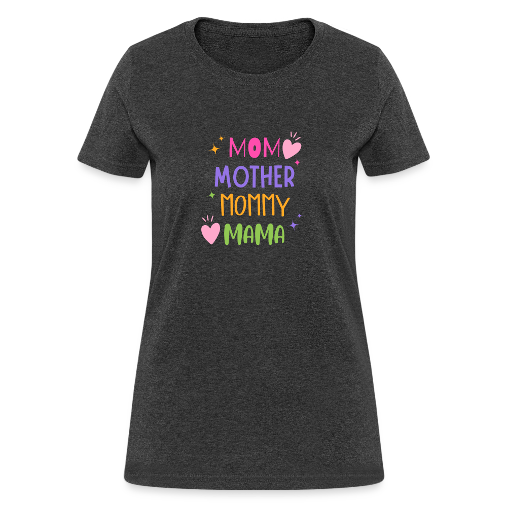 Mama Mother Women's T-Shirt - heather black