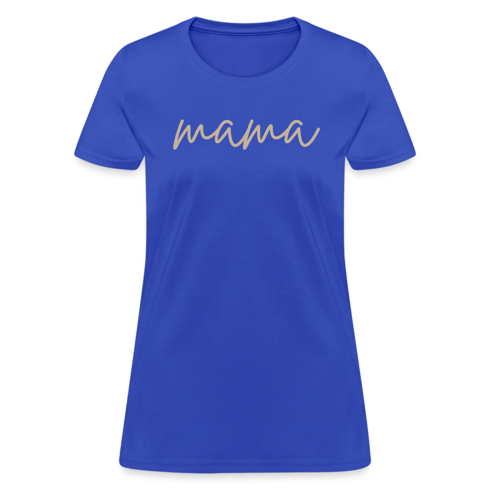 Mama Word Women's T-Shirt - royal blue