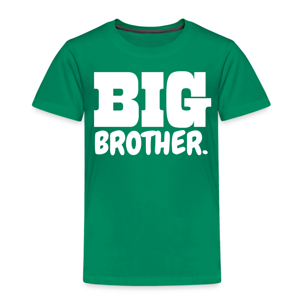 Toddler Big Brother Premium T-Shirt - kelly green