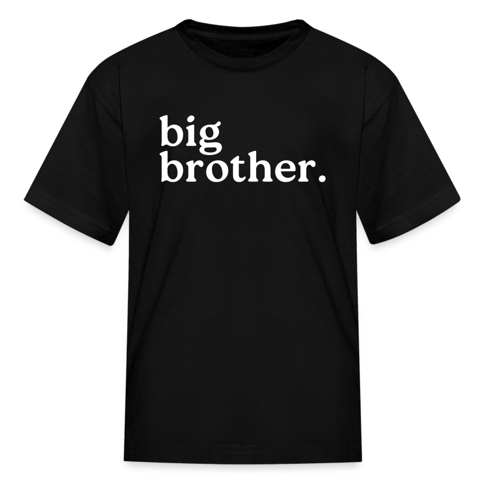 Youth Big Brother Short Sleeve T-Shirt - black