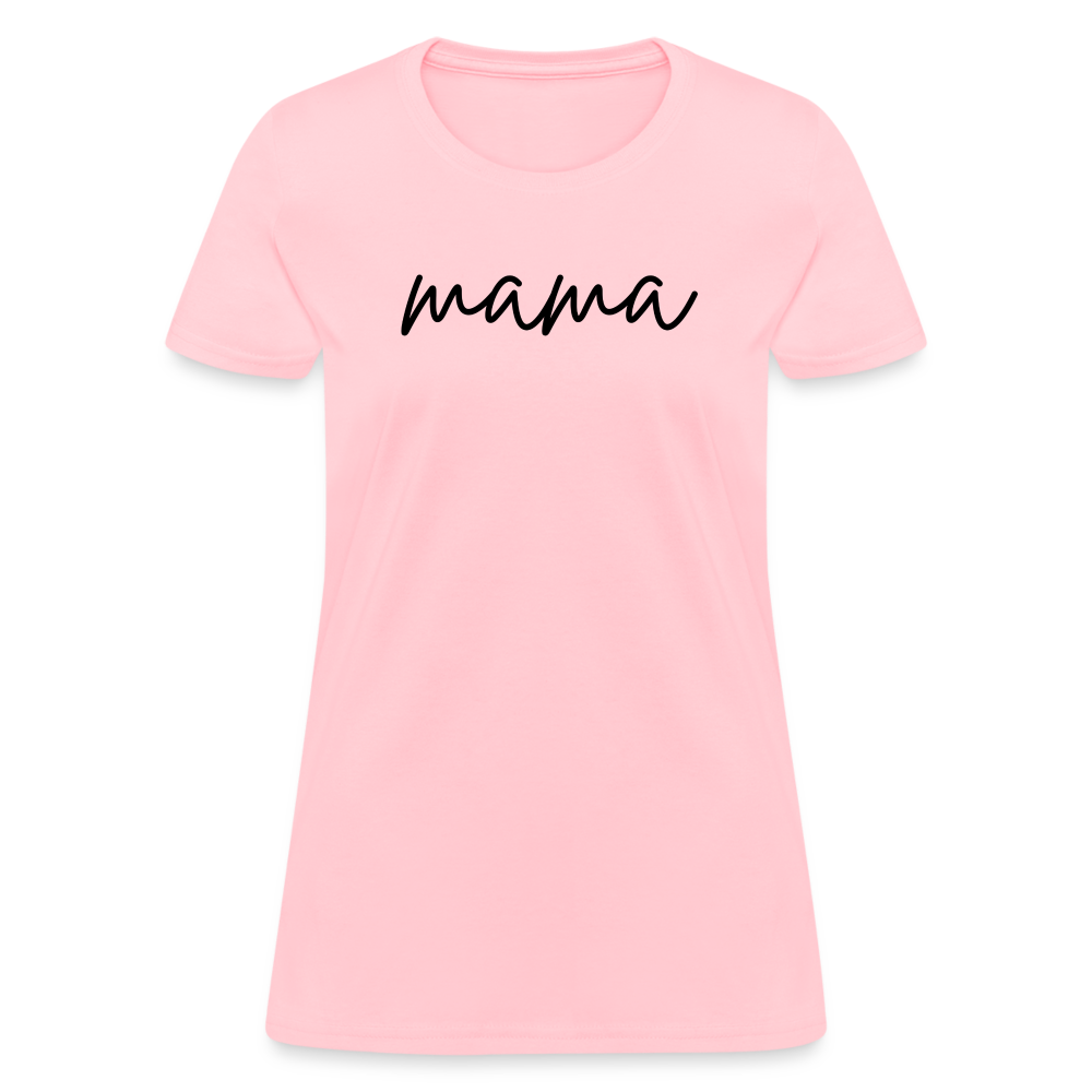 Mama Script Women's T-Shirt - pink