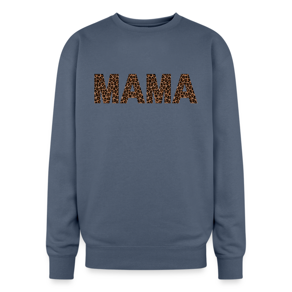 Mama Oversized Crewneck Sweatshirt - stone blue