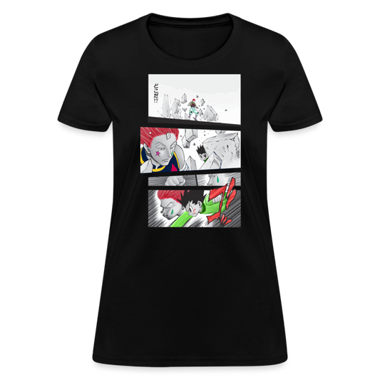 Gon vs Hisoka Premium Hunter x Hunter Women's Manga Anime T-Shirt - black