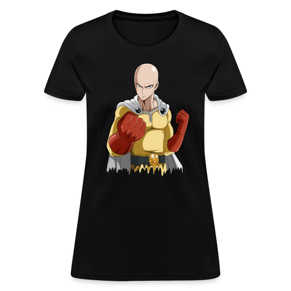 Saitama Drip Premium One Punch Man Women's Anime T-Shirt - black