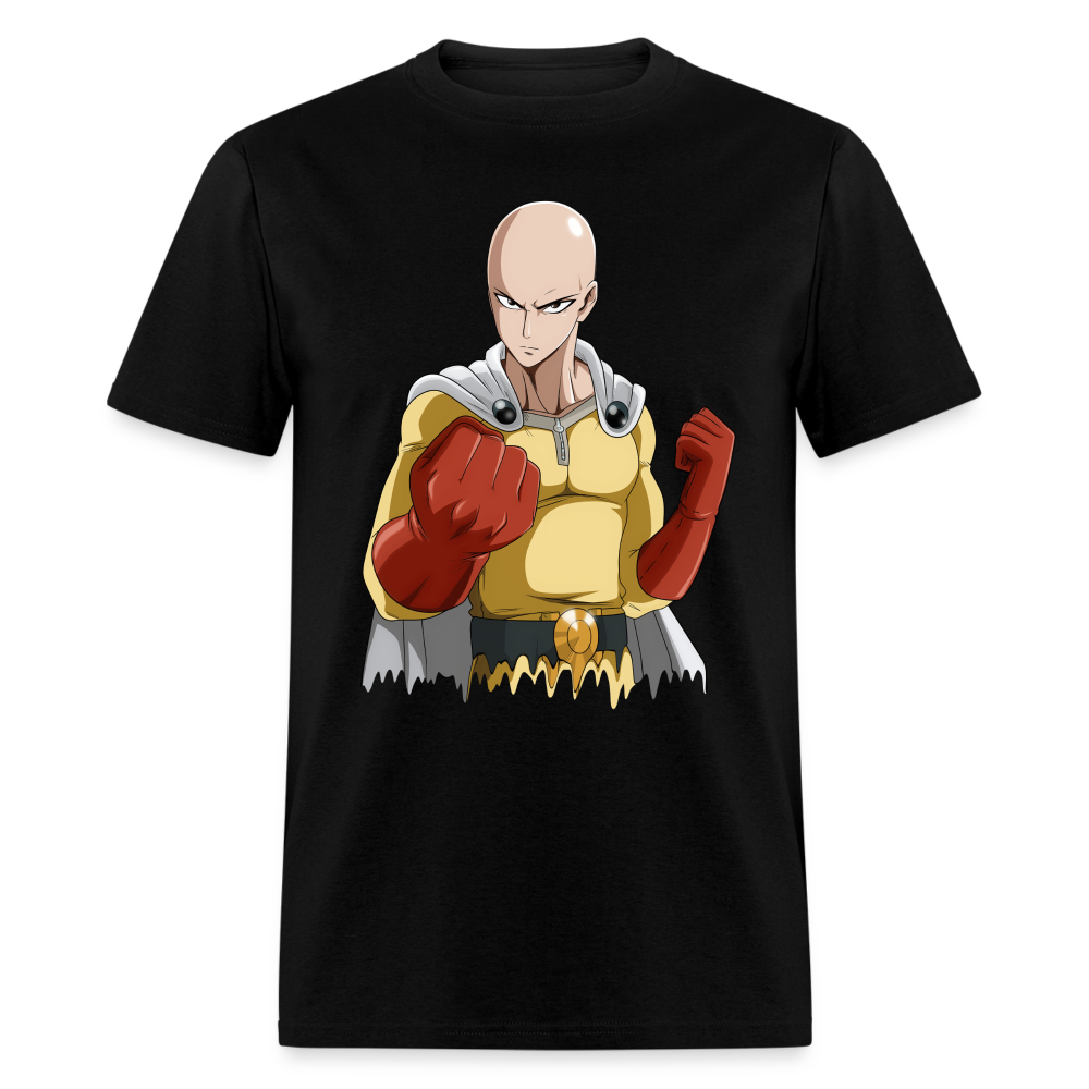 Saitama Drip Premium One Punch Man Anime T-Shirt - black