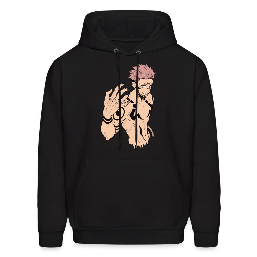 Sukuna Drip Premium Jujutsu Kaisen Women's Anime Hoodie Sweatshirt - black