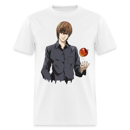 Light Yagami Drip Premium Death Note Anime T-Shirt - white