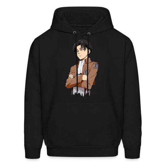 Levi Ackerman Drip Premium AOT Anime Hoodie Sweatshirt - black