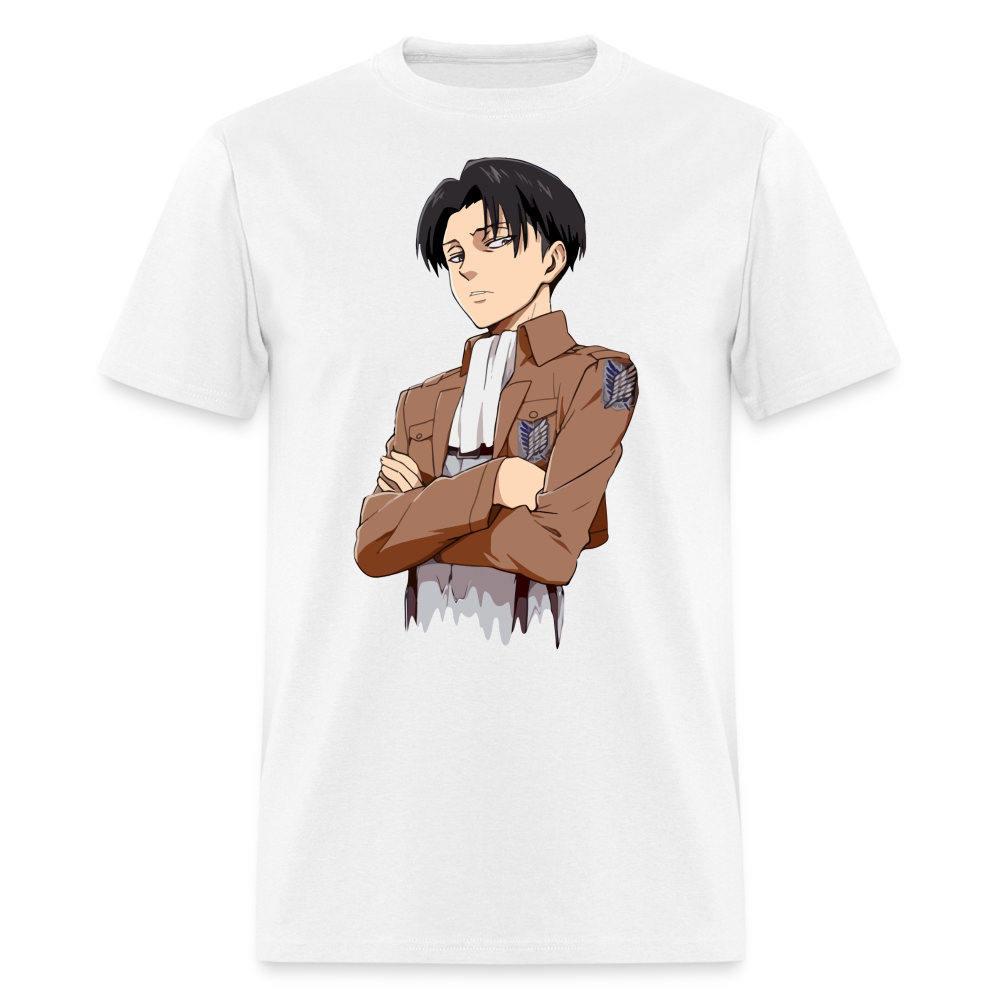 Levi Ackerman Drip Premium AOT Anime T-Shirt - white